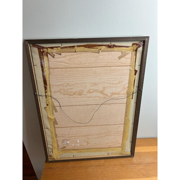 Flower floral vintage bouquet daffodils tulips crossstitch crewel art picture - Picture 5 of 9